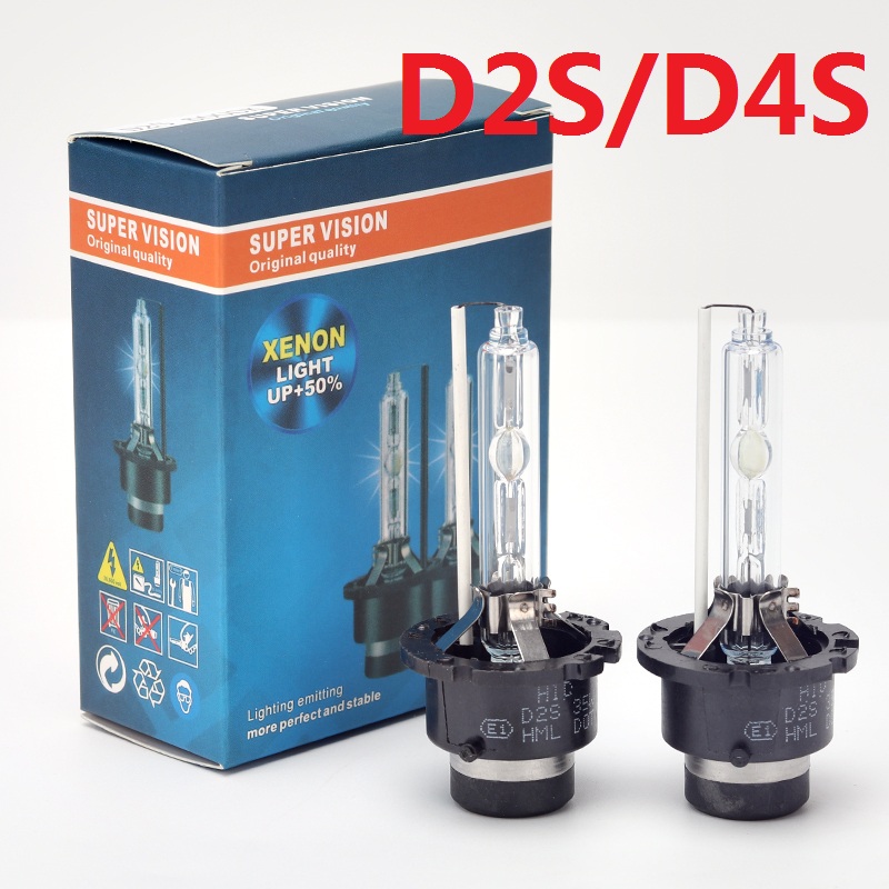 2pcs 6000k xenon D1S D3S carro 35w HID D2S D4S lâmpadas de farol para 12v auto 4300k 8000k