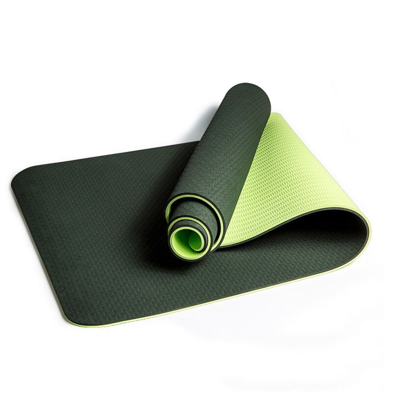 Tapis de Fitness TPE résistant aux déchirures, , Sport, perte de poids, Fitness, pour femmes: army green