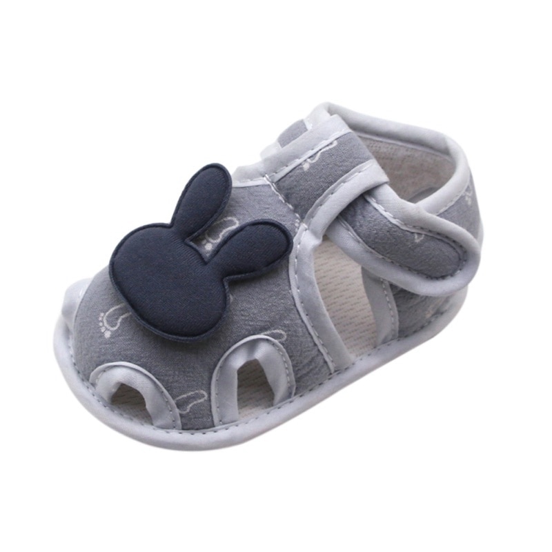 Zomer babyschoentjes babymeisje holle zachte zool prinses wiegschoentjes konijnenpatroon prewalkers