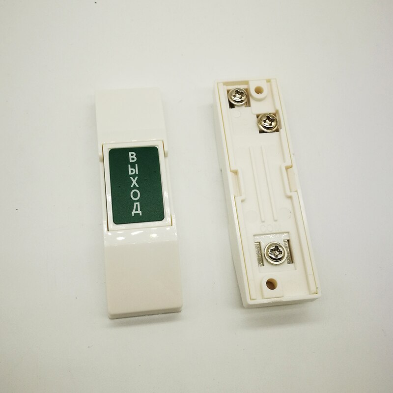 NO/NC/Com Contact Exit Button Mini size plastic access exit button Slim exit switch with back box for all kinds doors