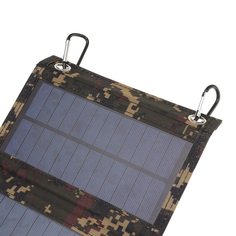20w usb solpanel bärbar hopfällbar vattentät solpanel laddare mobil batteriladdare hopfällbar solcell för utomhusbruk