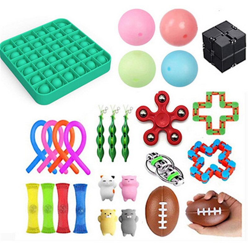 Fidget Toys Anti Stress Toy Set Relief For Adults Girls Boys Children Sensory Stress Relief Antistress Toys: T8