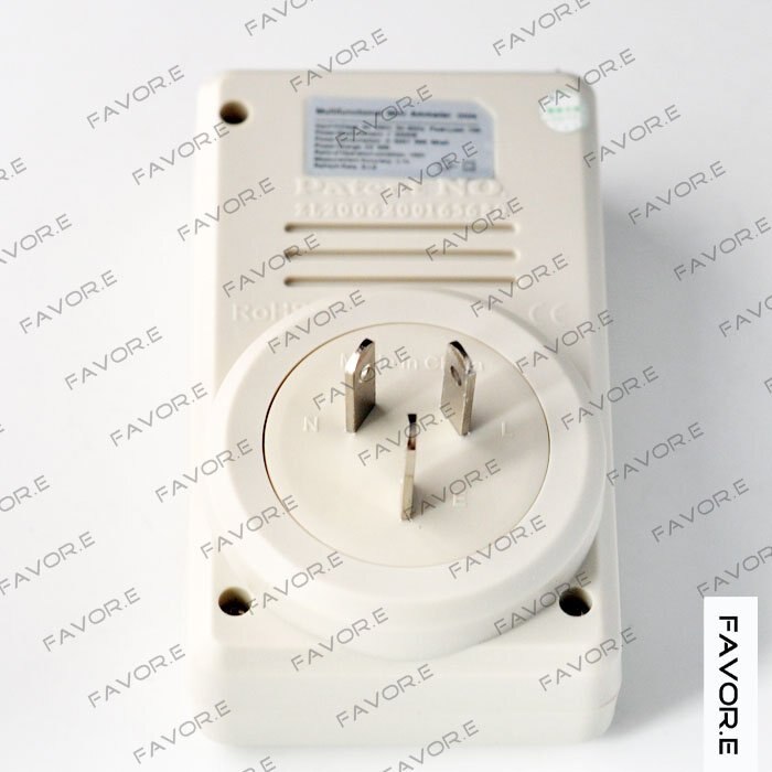 plug-in single phase digital display power meter - AU plug