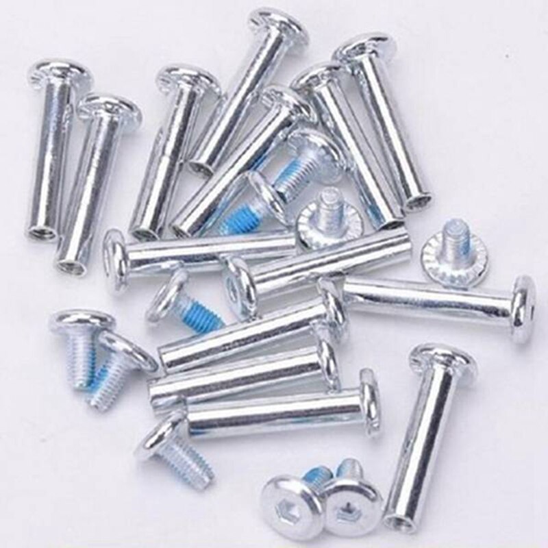 20PCS 6X31mm Axle Parts for Inline Roller Skates Shoes Aluminum Screws Accessories