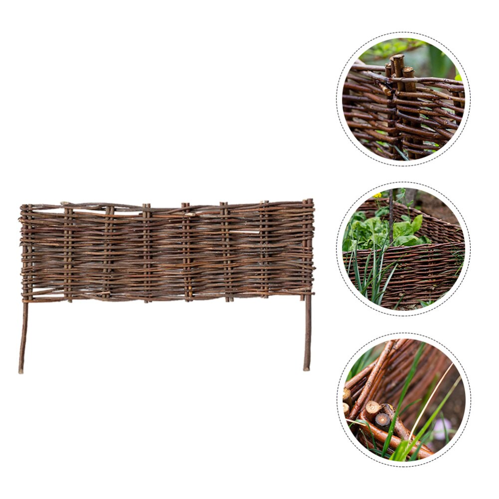 1PC Willow Fencing Decorative Natural Willow Fencing for Balcony