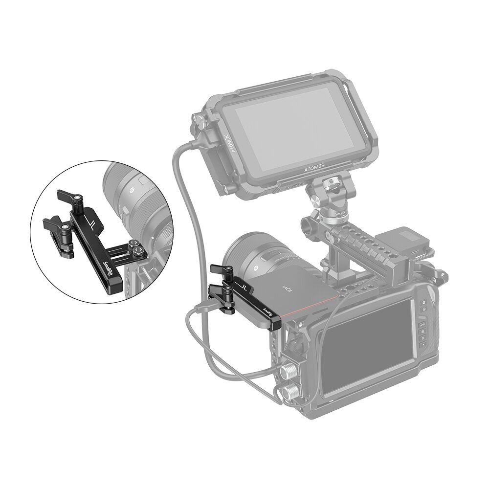 SmallRig-Pinza para cámaras SSD DSLR, montaje para LaCie, portátil, SSD, seguridad, Cable USB tipo C 2799