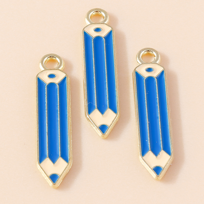 10 Uds. De dijes esmaltados para ceremonia de graduación, profesora, estudiante, mortero, collares, pendientes, accesorios para hacer joyería DIY: Bronce antiguo plateado