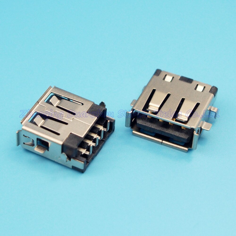 10pcs/lot Original USB Jack USB Connector 2.0 USB Female Socket for Laptop Lenovo Hasee HP DELL ACER Notebook