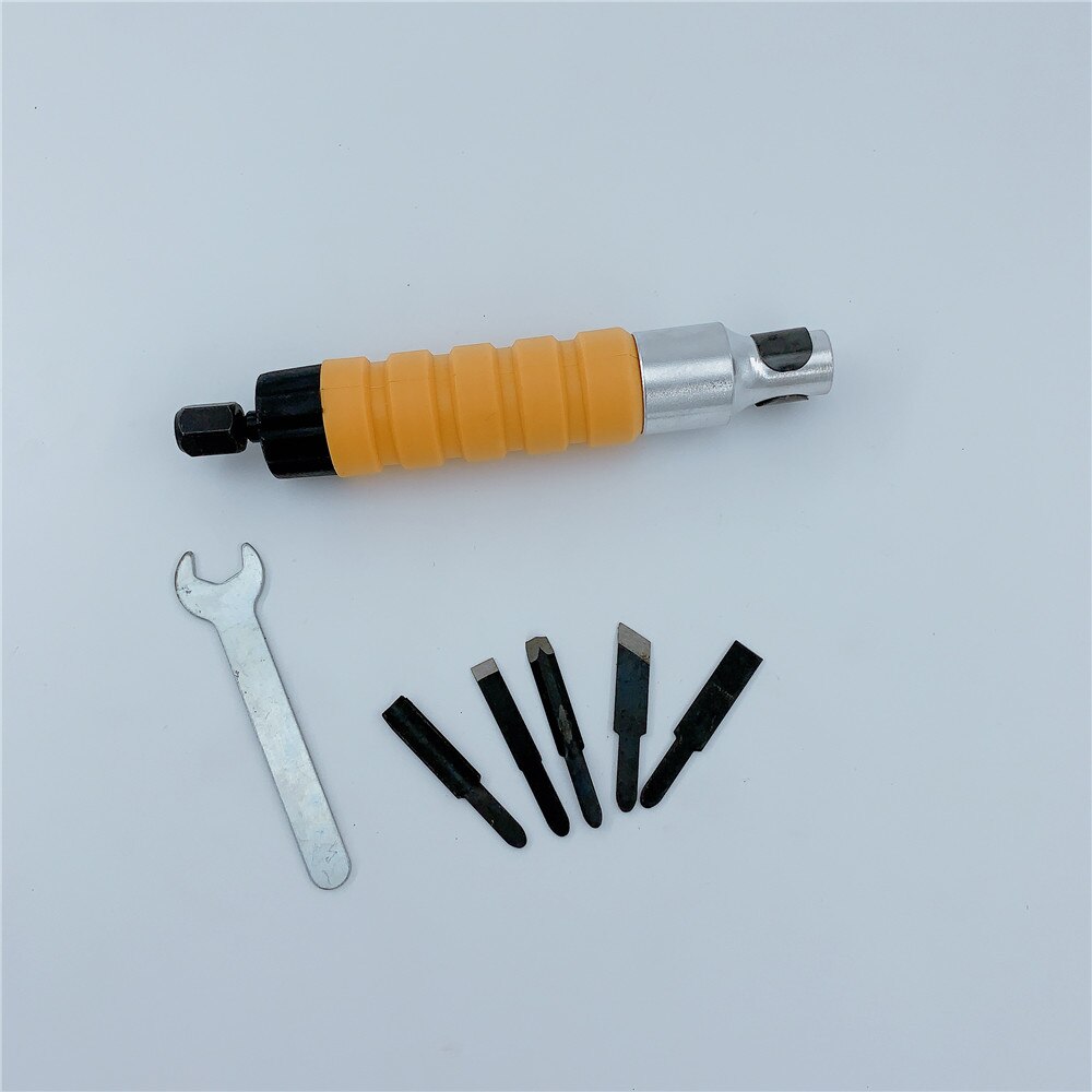 Quick Change Handpiece Flex Shaft Machine Tools wiIth Chuck Key 0-6mm Drill Bit Foredom Holder Hand Piece: Woodworking chisel
