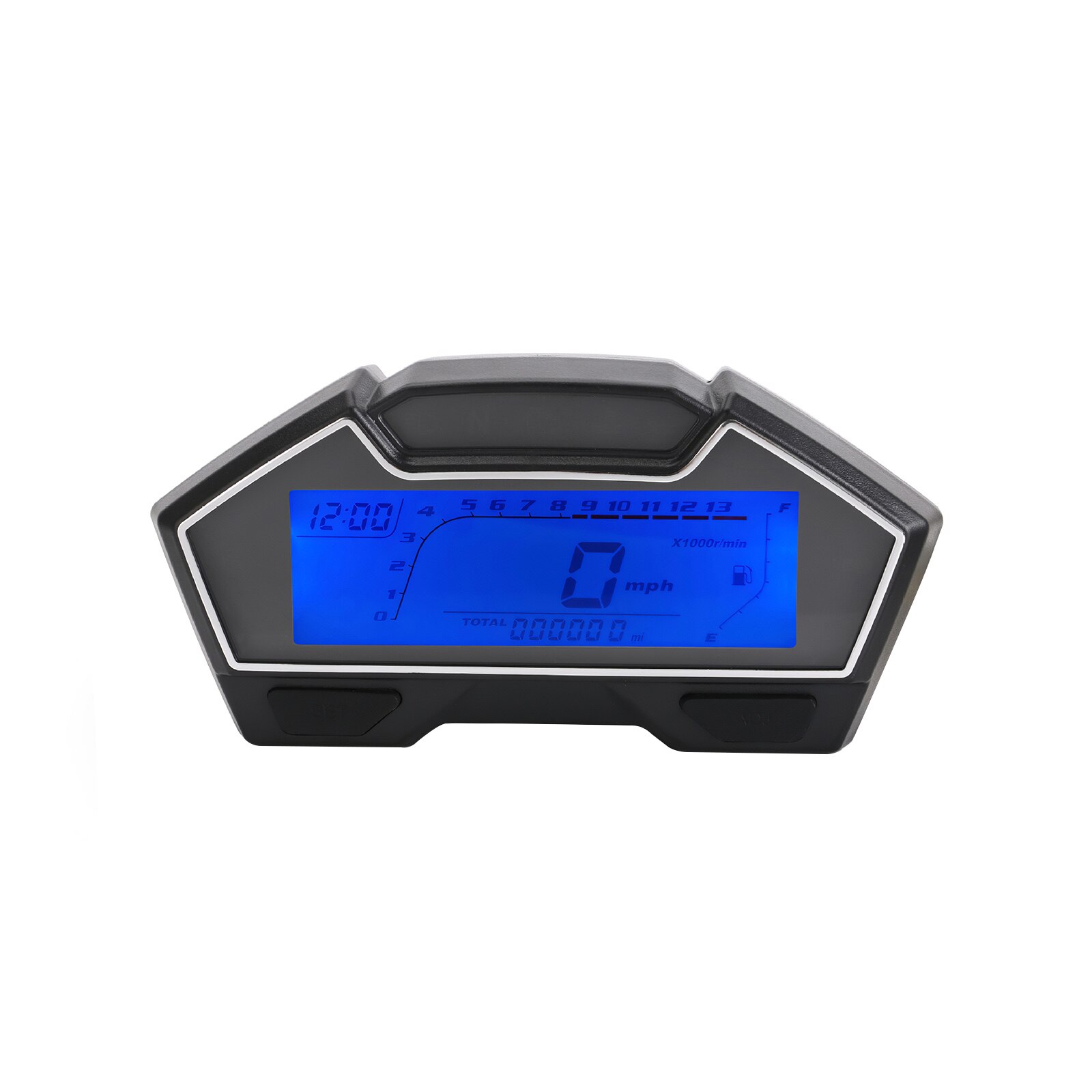 Universal Motorcycle LCD Speedometer Digital Odemeter Electric Injection Carburetor Meter Motorcycle Tachometer