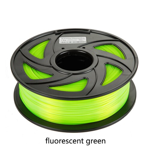 3D printer ABS verbruiksartikelen 1.75mm filament 1 kg 3D printing filament FDM: Fluorescent green
