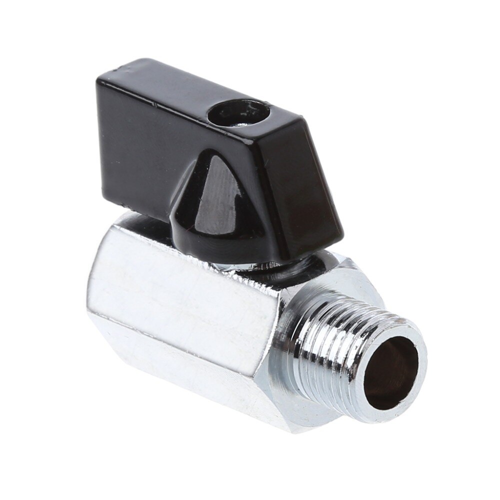 Laiton Mini robinet à tournant sphérique 1/4 "BSP mâle à filetage femelle compresseur d'air tuyau robinet à tournant sphérique