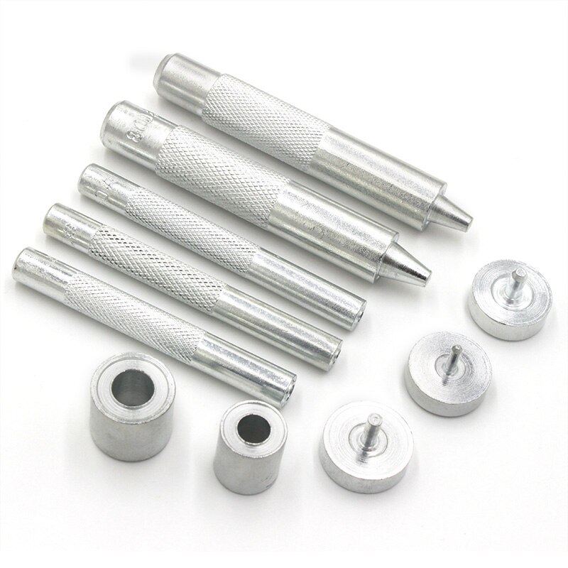 Håndlavede metaløjler formværktøj øjeringsværktøj læderbeklædning tilbehør skive spænde installation værktøj