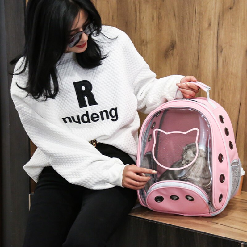 Kat Vervoer Tas Kat Rugzak Carrier Pet Accessoires Voor Kat Katten Huisdier Producten Katten Producten Voor Huisdieren Huisdier Ruimte Capsule