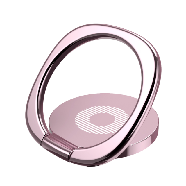Mini 360 Grad Finger Ring Halfter Metall Telefon Stehen Smartphone Halterung für Xiaomi Redmi Hinweis 8 iPhone 7 8 X praktisch: Rose Gold