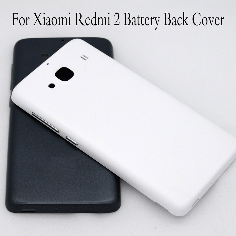 Voor Redmi 2 Matte Frosted Battery Back Cover Deur voor Xiaomi Redmi 2 batterij cover voor Xiaomi Redmi2 hongmi 2 Vervanging