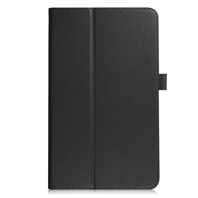 Ultra Slim etui z klapką stojak na PU skórzane etui do Samsung Galaxy Tab A 10.1 2016 przypadku T580 T585 SM-T580 SM-T585 Tablet Funda coque: Black