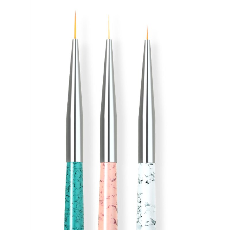 Nail Art DIY Tips Acrylic Drawing Painting Striping UV Gel Pen Nail Art Brush Set Dotting Polish Liner Manicure Tools
