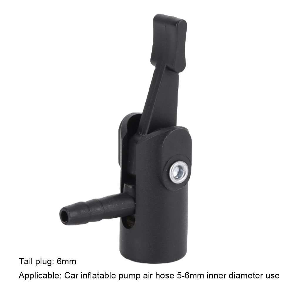 Boquilla de compresor de aire, válvula de inflado de neumáticos de plástico/Metal, mandril de aire de neumático de inflado rápido, 6mm para manguera de aire de automóvil de vehículo de 5-6mm