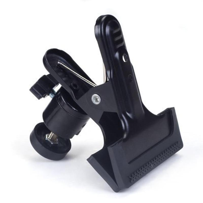 Metal Tripod Heads Multi-function Clip Clamp Holder Mount with Standard Ball Head 1/4in Screw for Clamp Photography Accessories