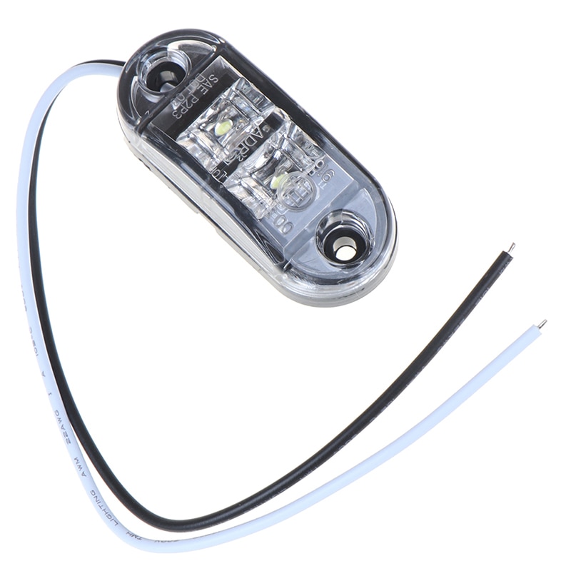 Luces LED de 12V CC para coche, lámpara lateral trasera para coche, autobús, camión, camión, indicador lateral, 1 ud.