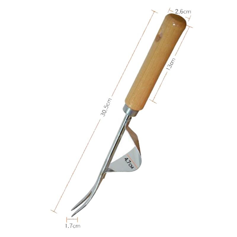 Manual Hand Weeder Puller Weeding Remover Fork Lawn Garden Tool Transplanting
