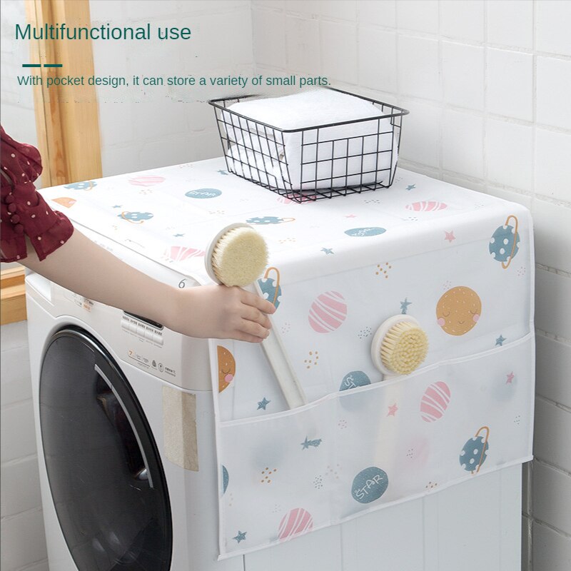 Refrigerator Covers Washing Machine Cover Two-door Fridge 60x40x80 Cooler Bag Appliances Dust Household Merchandises Home Garden