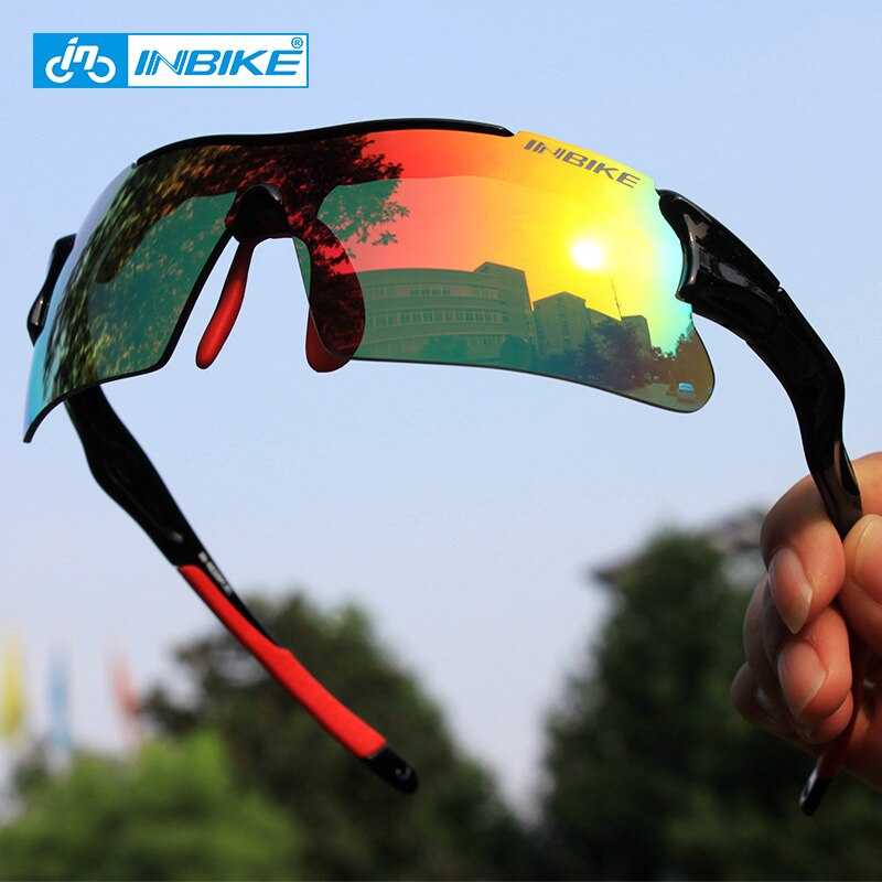 INBIKE Radfahren Brillen Männer Frauen Outdoor Sport Brille Polarisierte Fahrrad Sonnenbrille Bike Reiten Schutz Brille 5 Objektiv