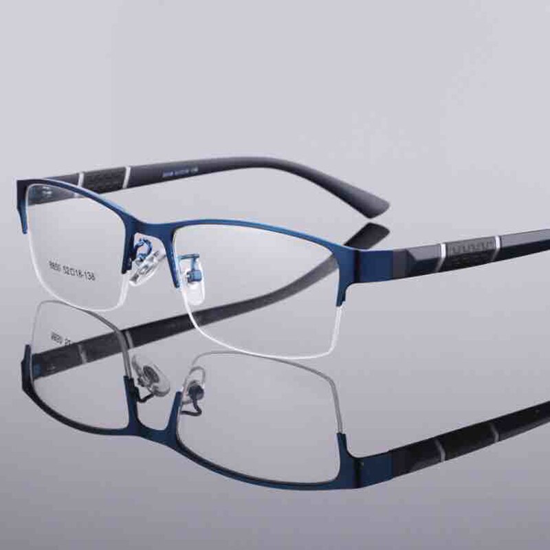 Belmon Brilmontuur Mannen Brillen Koreaanse Nerd Computer Recept Optische Voor Mannelijke Eyewear Clear Lens Bril Frame RS077: RS077 C2