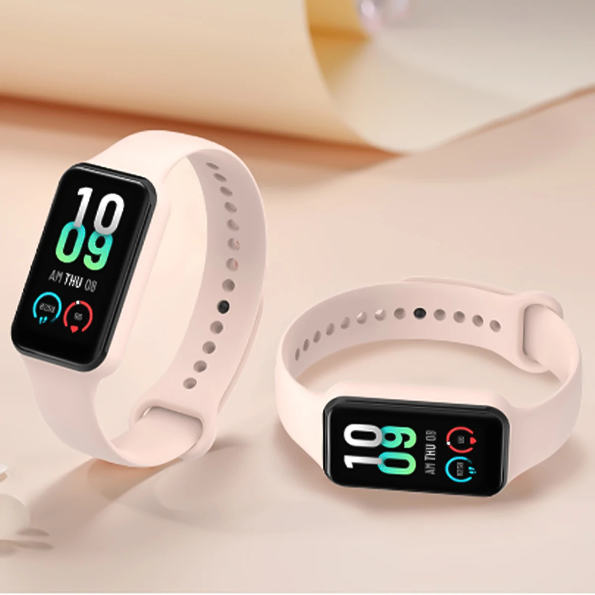 Silikon klokkerem til huami amazfit band 7 smartklokkerem armbånd soprt armbånd til amazfit band 7 remspenne