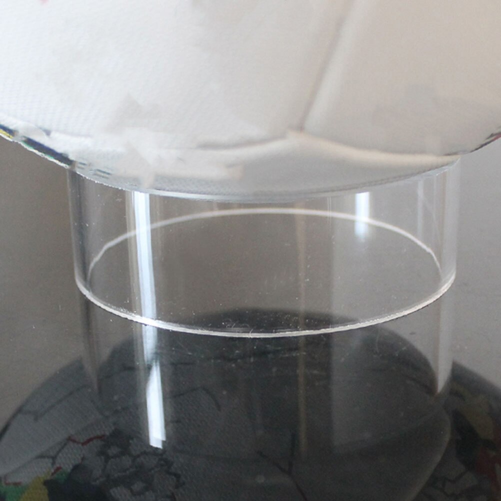 6Pcs Storage Brackets Display Racks Storage Racks Home (Transparent)