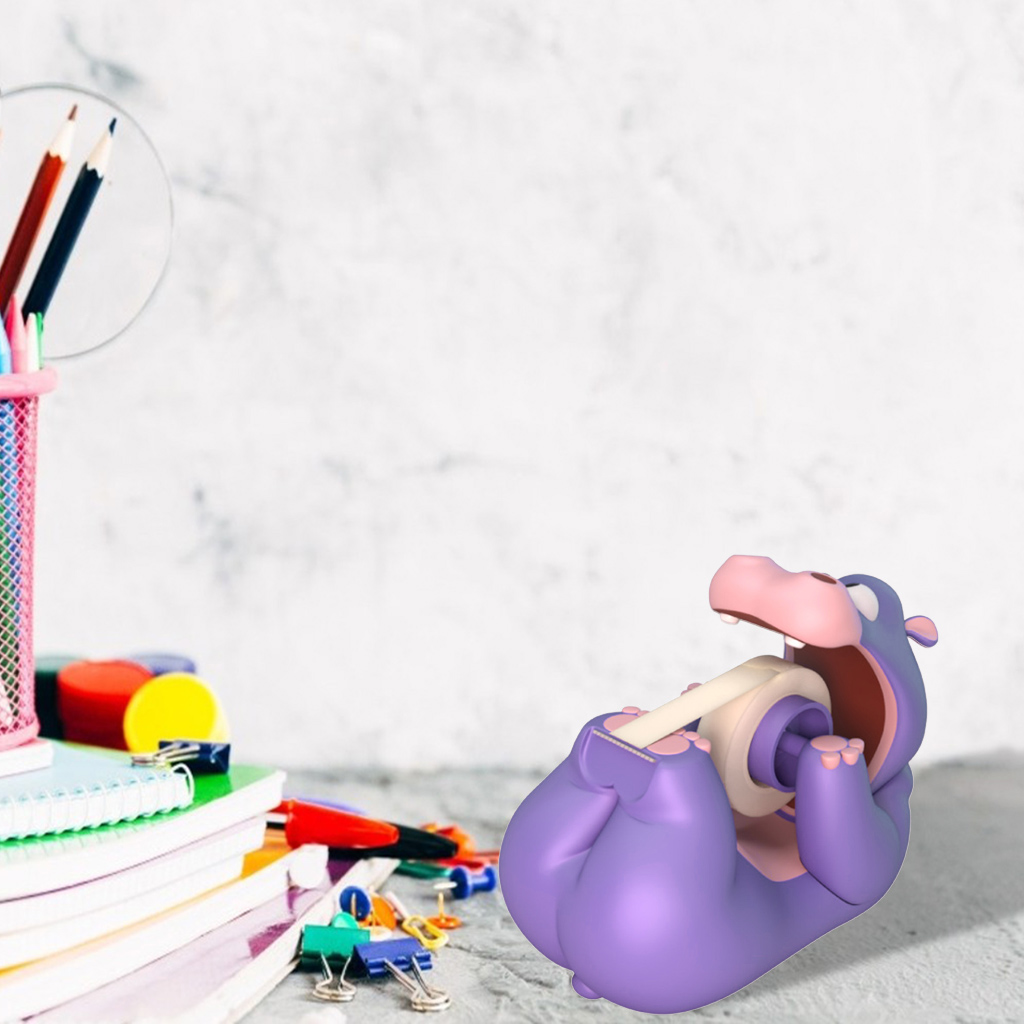 Distributeur de ruban adhésif Hippo , support de coupe, bureau, école, bureau, M17F