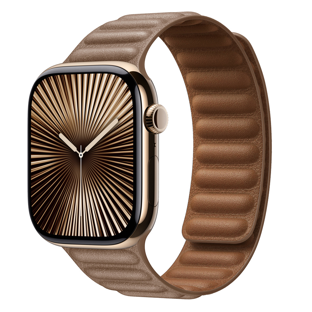 Enlace de cuero para Apple watch band 44mm 45mm 40mm 38 42 pulsera de bucle magnético iWatch seires SE 6 7 8 9 10 46mm ultra2 49mm