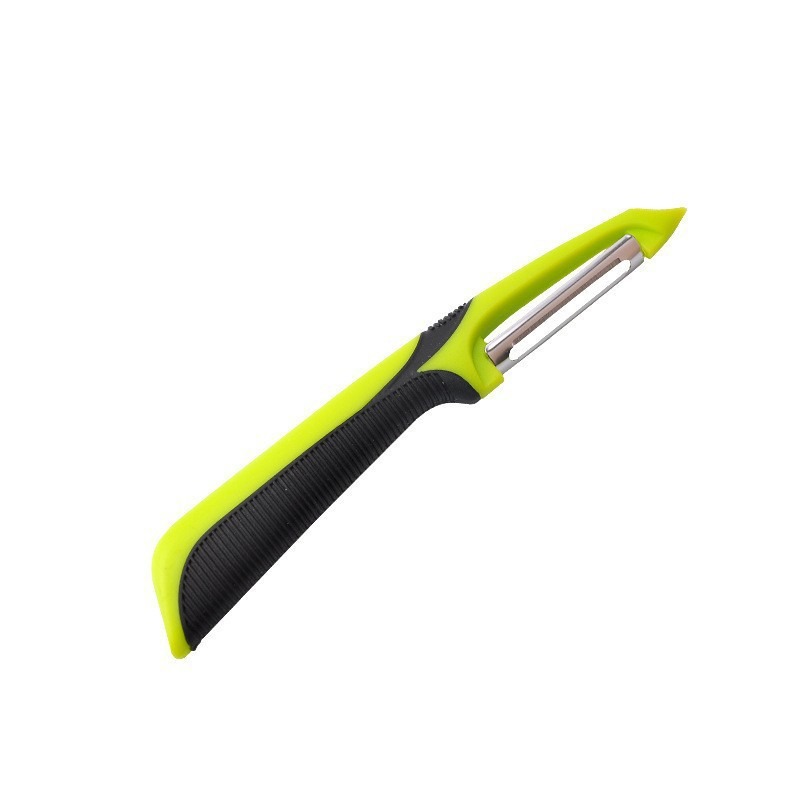 Éplucheur à poignée antidérapante, éplucheur, outil magique, Melon, pomme de terre, fruits, grattoir, accessoires d'outils de cuisine pour légumes: vert clair