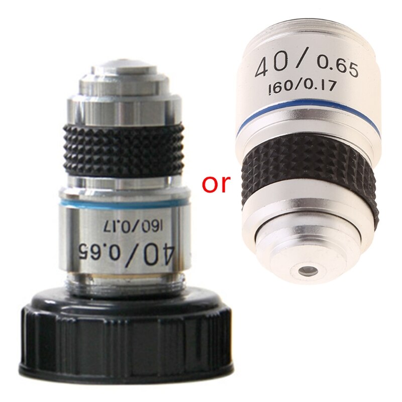 4X 10X 40X 100X Microscope Objective Lens Achromatic Objective Microscope parts Y4QC