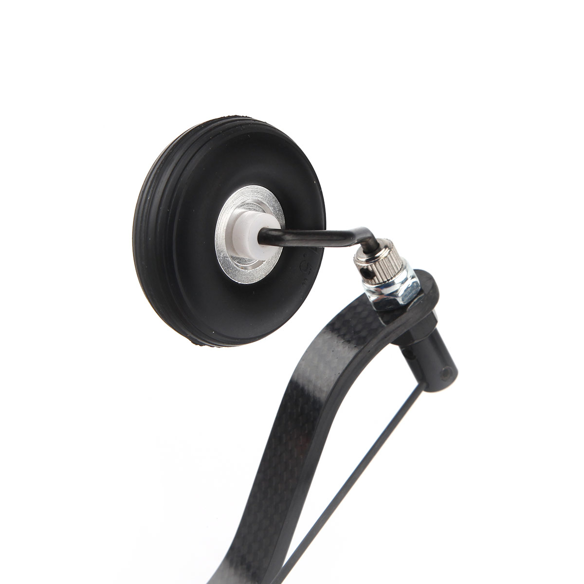 Juego de ruedas de tren de aterrizaje trasero de fibra de carbono, modelo de motor de gasolina, avión RC, 30E/50E/20CC/30CC/50CC/100CC, 1 ud.