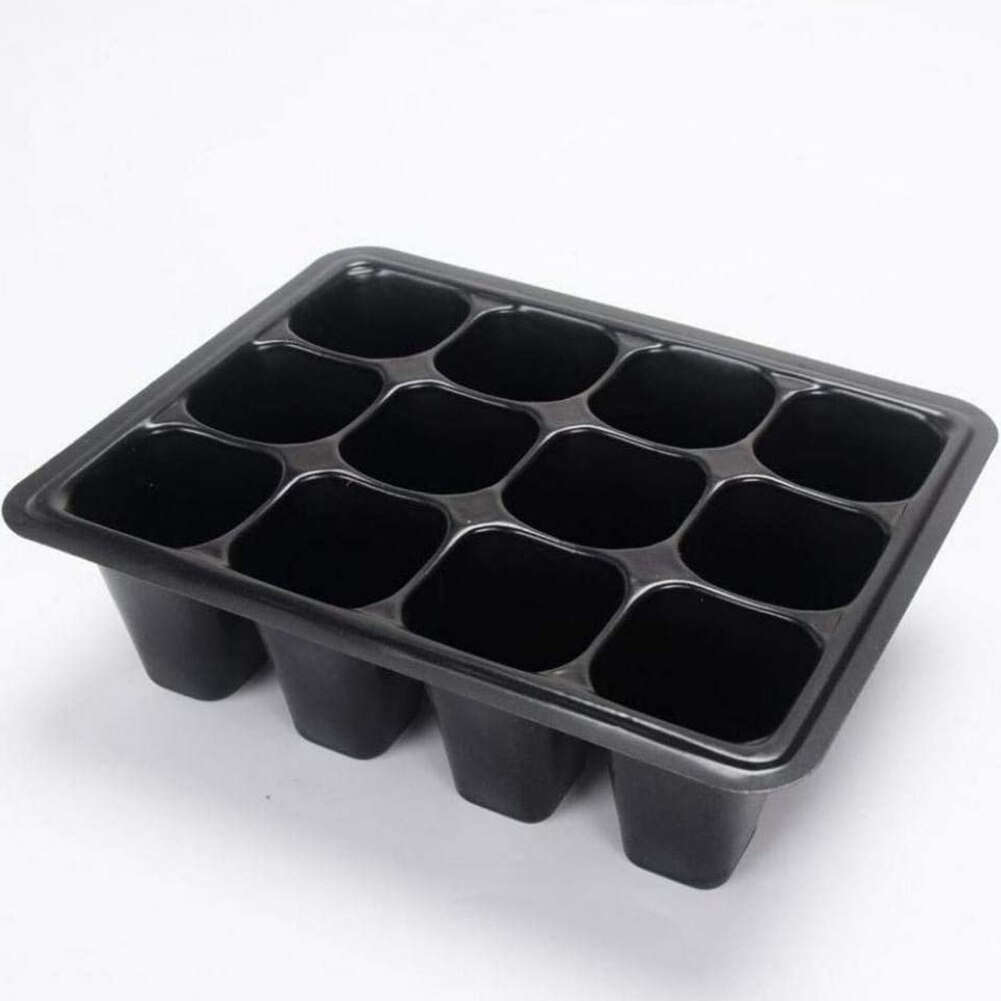 12 Cells Seed Starter Kit Plant Seeds Grow Box Garden Grow Box Gardening Supplies Seedling Trays Germination Box With Dome Base