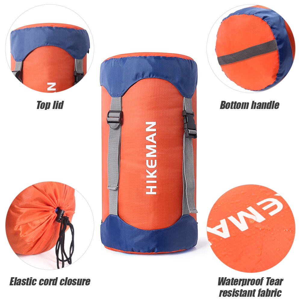 6L/15L/25L Compression Sack Sleeping Bag Stuff Sack Waterproof Ultralight Outdoor Storage Bag for Camping Hiking Backpacking
