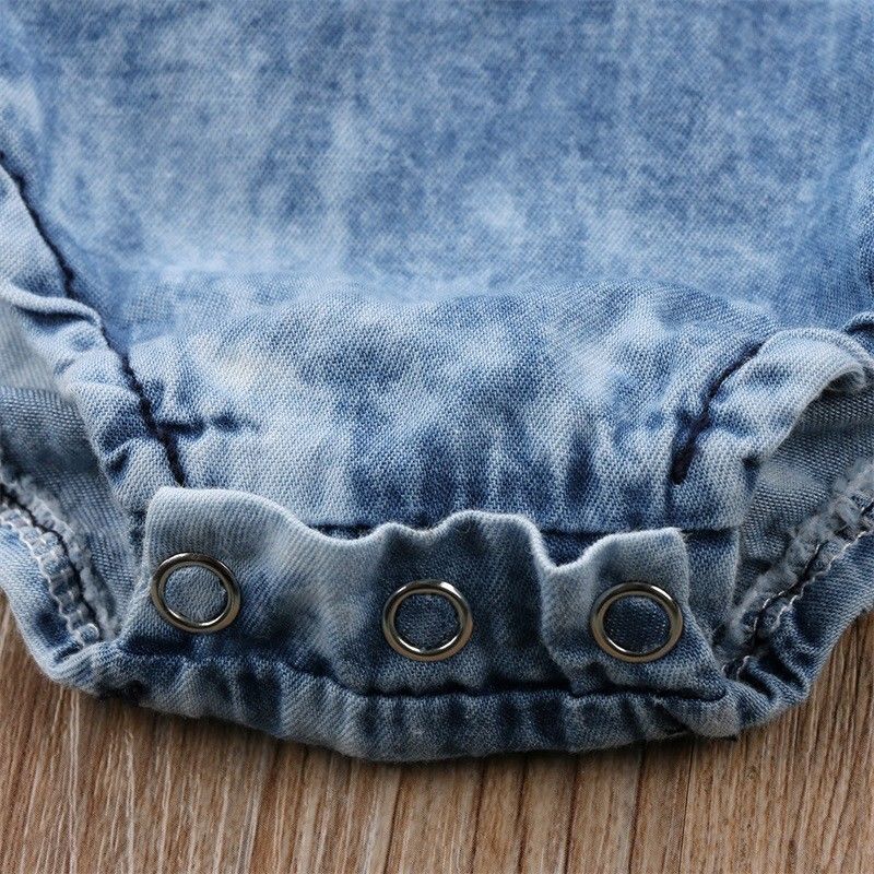 Neue Neugeborenen Kleinkind Kleinkind Baby Jungen Denim Kleidung Karosserie T-Shirt Gesamt Outfit Tasche Langarm Kleidung