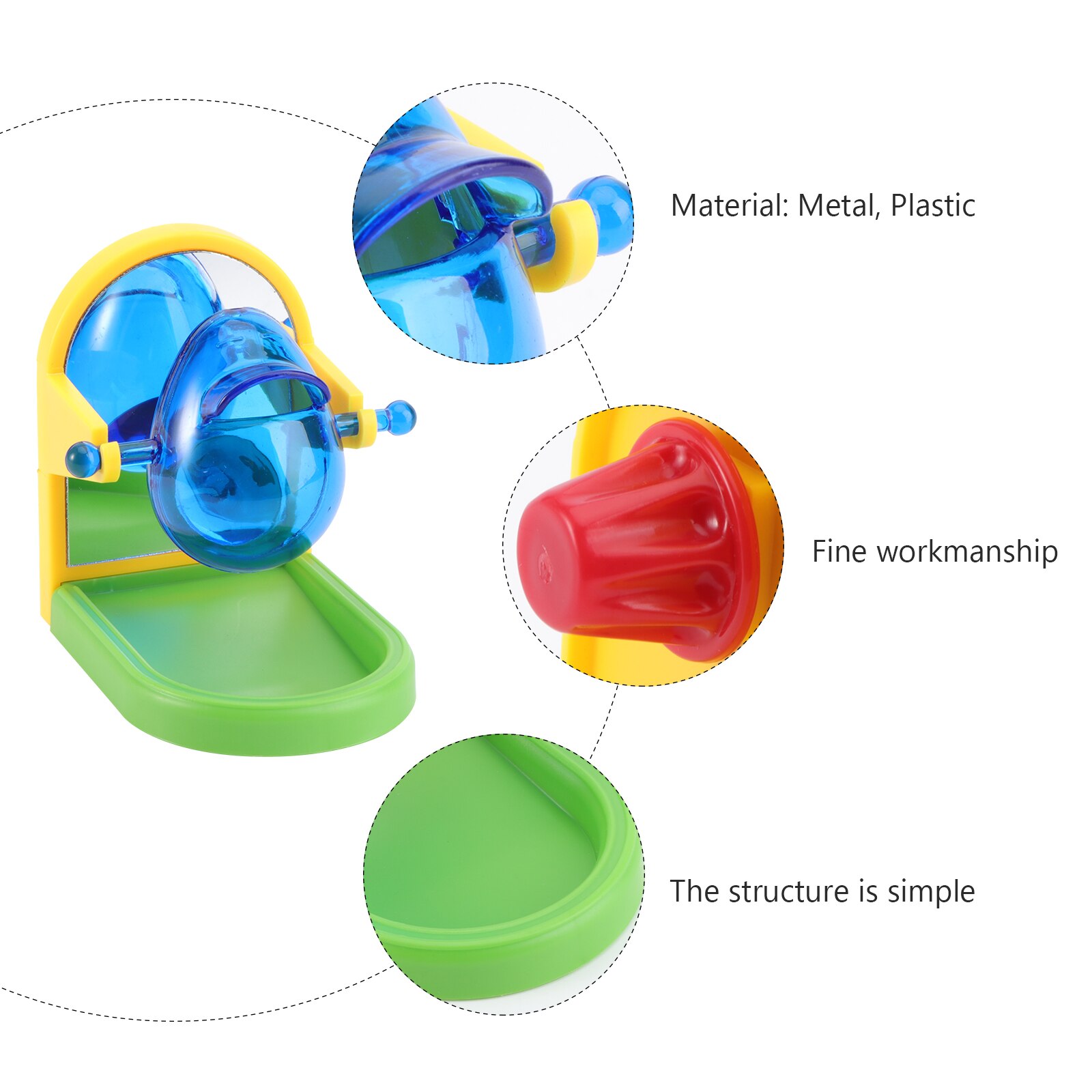 1pc Bird Parrot Toys Food Training Bird Food Leakage Toys Pet Supply