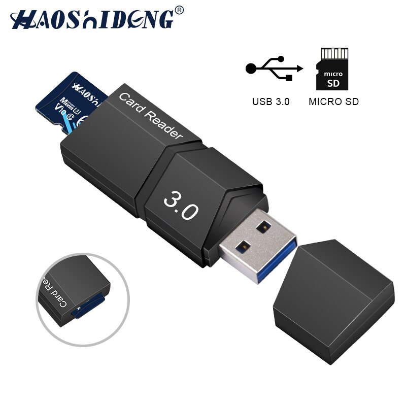 Hot sale 32 64 Cartão de Memória Micro SD de 128 GB 128 GB GB 64 32GB Cartão Micro SD SD/TF Cartão De Memória Flash microSD carte para o Telefone: USB3.0 card reader