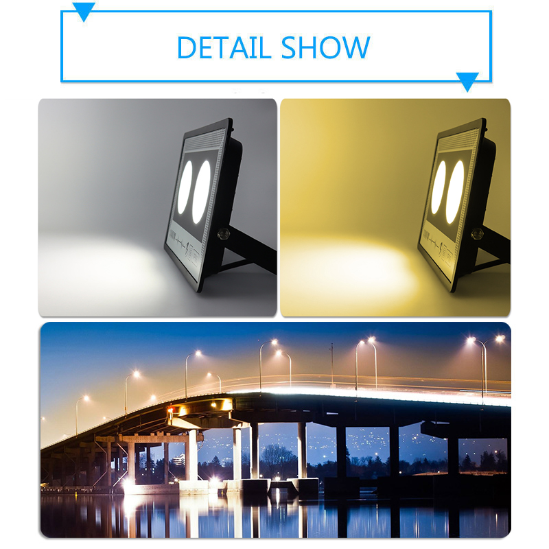 Éclairage LED 50W 100W 200W 300W 400W 500W 220V projecteur IP65 lampe étanche Led projecteur extérieur jardin lampadaire