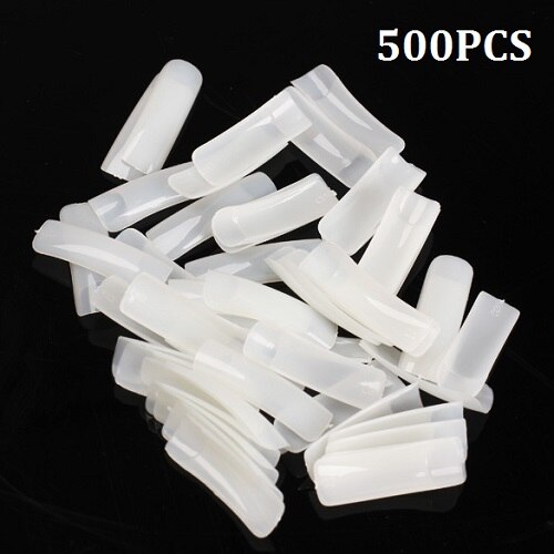 20/50/100Pcs Valse Nagel Tips Kleur Kaart Manicure Nail Art Praktijk Slice Board Roze Clear Natuurlijke ring DIY Nail Display Gereedschap: 08