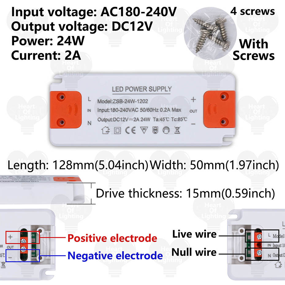 Transformador de iluminación ultrafino DC 12V 24V fuente de alimentación LED 12W 18W 24W 36W 60W 120W controlador 220V 230V 240V para luces de tira LED: Azul