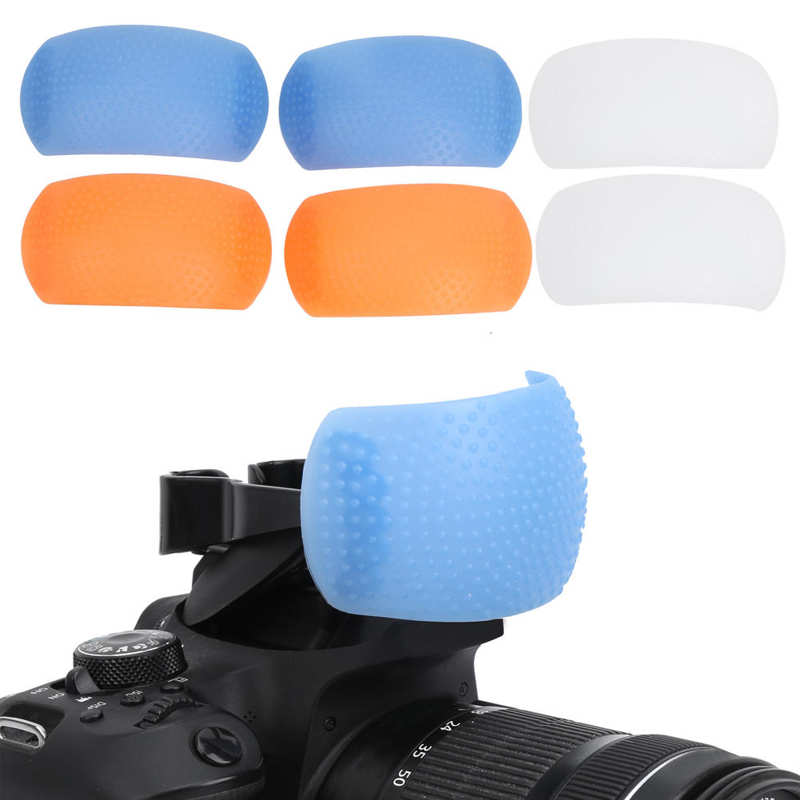 2 Set Flash Diffuser Cover Camera Flash Light Soft Box Photography Parts