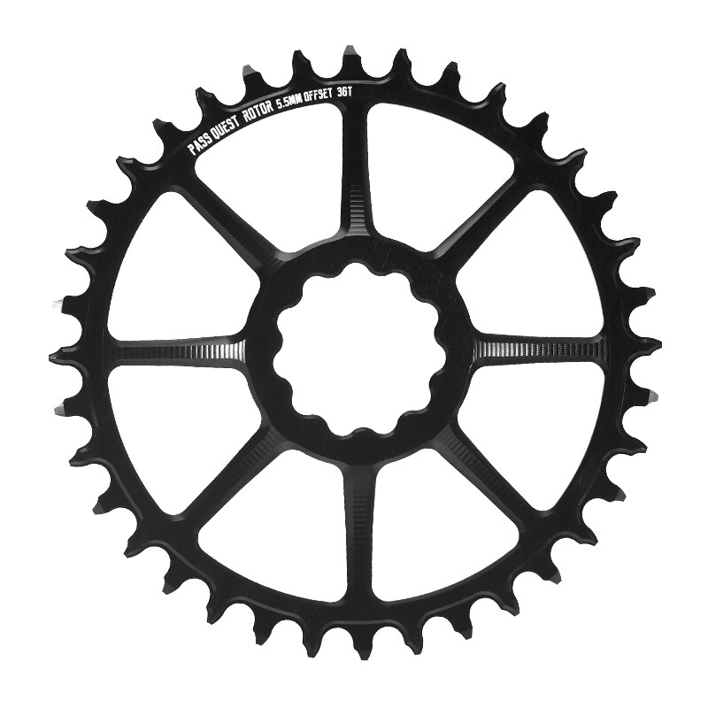 Pass Quest 5.5Mm Offset Kettingblad Crank Rotor Speciale Kettingblad Positieve En Negatieve Tanden Kan Niet Chain Eagle