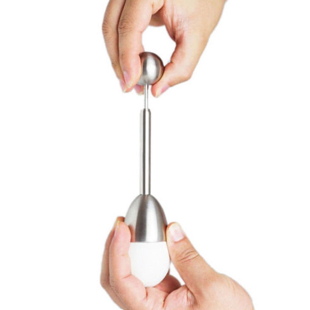Metal Egg Scissors Egg Topper Cutter Shell Opener Stainless Steel Boiled Egg Open Kitchen Tools Set