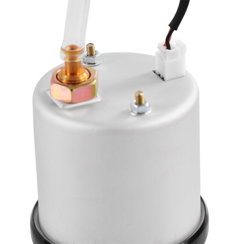 12V 2inch 52MMTurbo Boost Gauge Vacuum Press Meter -1~2 Bar 7 Color LED Black Len Vacuum Hose Cable Car T-Fitting Accessories