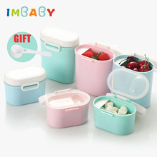Imbaby baby bærbar mælkeopbevaring spædbørn baby mælkepulver formel babymad beholder til børn mad opbevaring pp snack/frugt æske