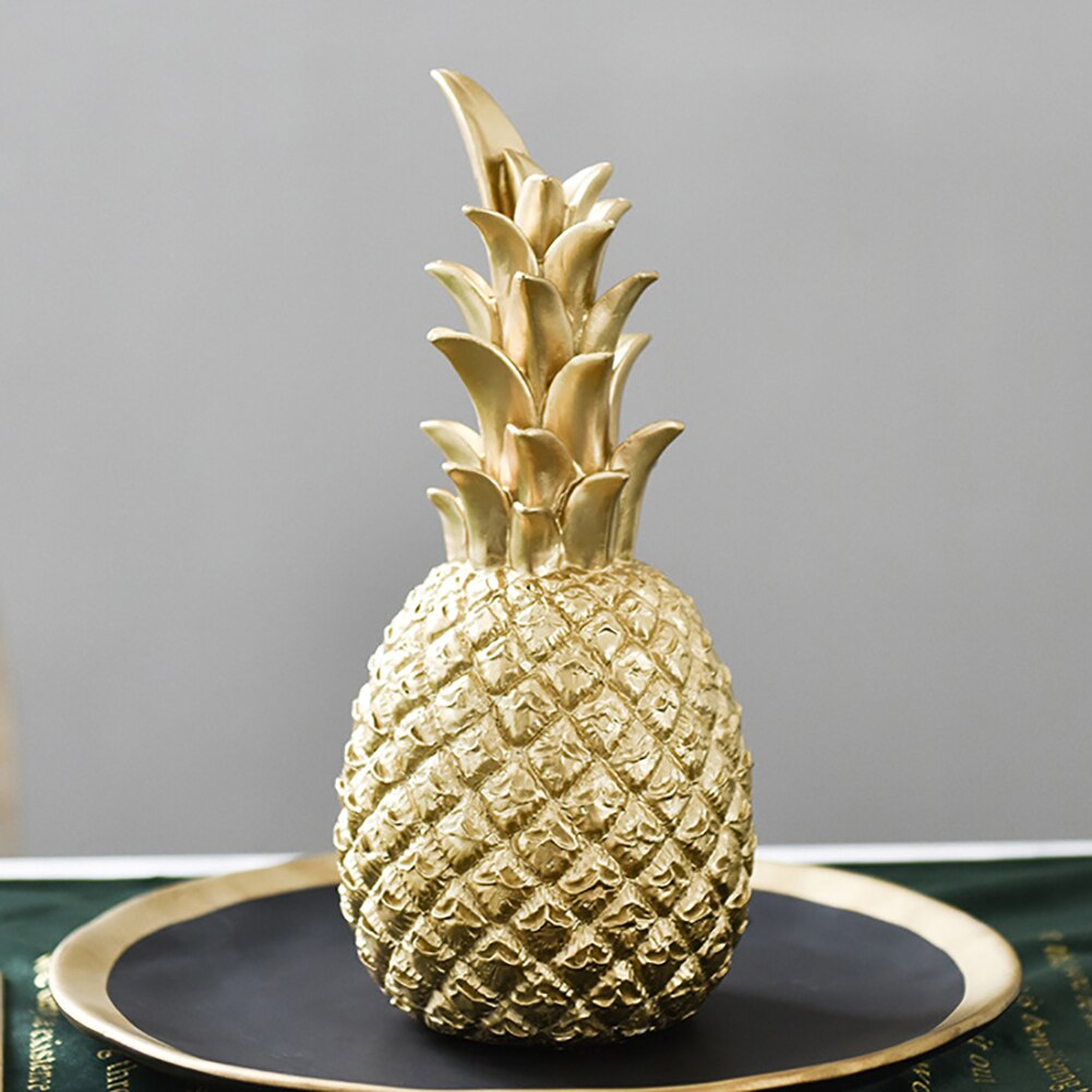 Noordse moderne ananas ananas fruit woonkamer wijnkast raam bureaublad huisdecoratie tafeldecoratie knutselen: Gouden / Ik